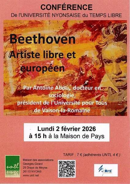 Conférence sur Beethoven, Artiste libre et européen