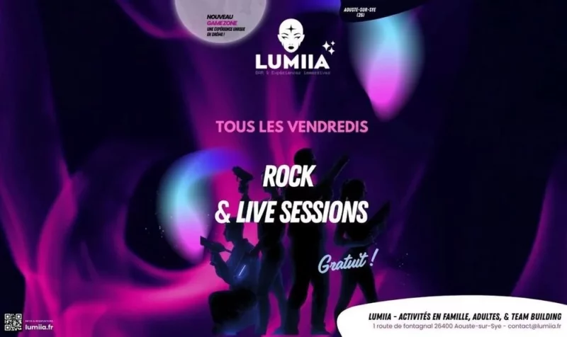 Rock and live sessions chez Lumiia