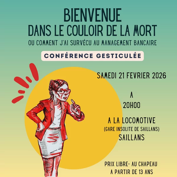 Conférence gesticulée à la Locomotive – Dans le couloir de la mort du management bancaire
