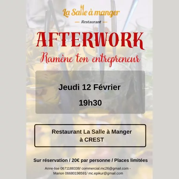 Afterwork  » Ramène ton entrepreneur « 