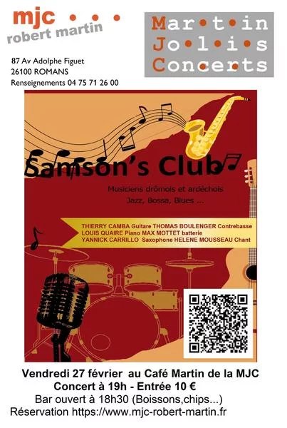 Concert Samson&rsquo;s Club