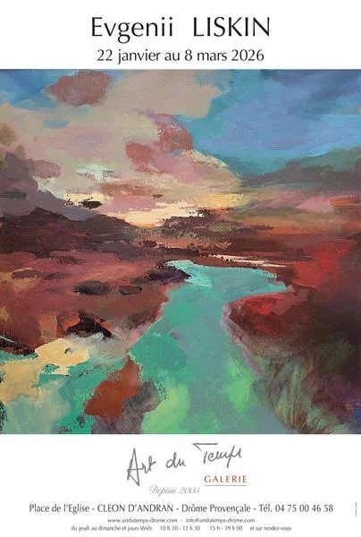 Exposition de l&rsquo;artiste peintre ukrainien Evgenii LISKIN à la Galerie L&rsquo;Art du temps