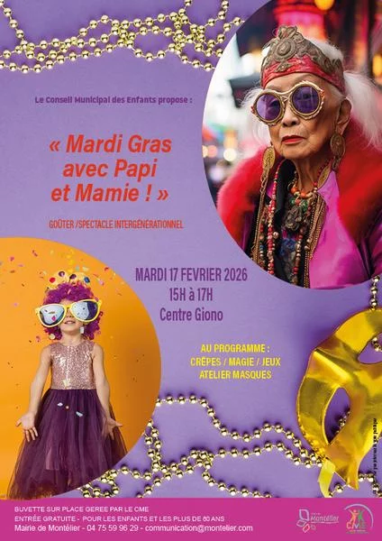 Mardi Gras avec Papi et Mamie !