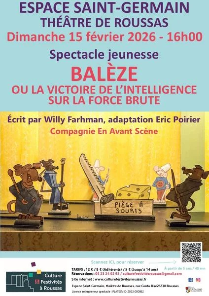 Spectacle jeunesse : « Balèze ou la victoire de l&rsquo;intelligence sur la force brute »