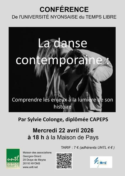 Conférence sur la danse contemporaine