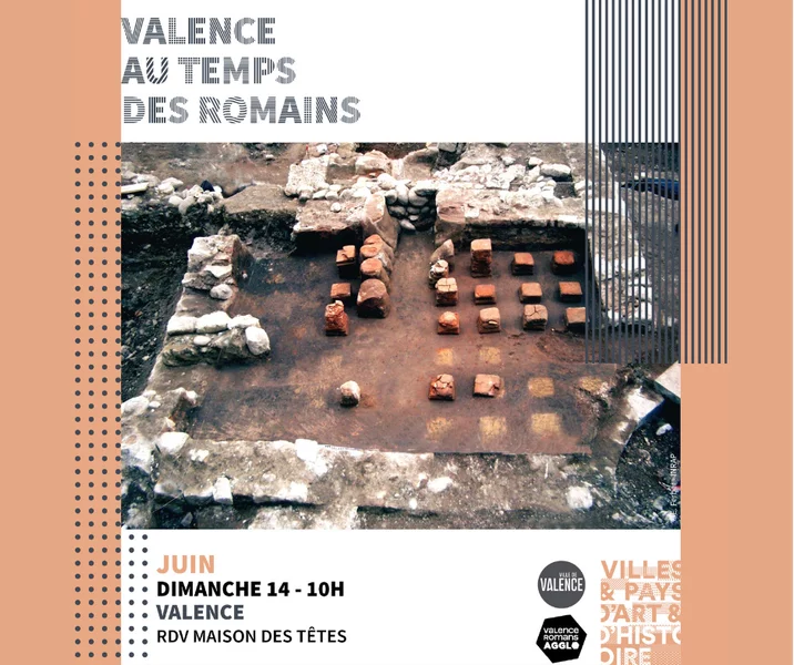 Visite guidée : Valence au temps des romains – Journées européennes de l&rsquo;archéologie