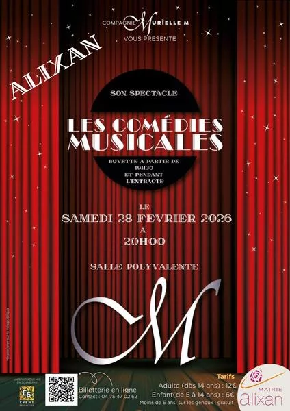 Spectacle Les Comédies Musicales – Compagnie Murielle M