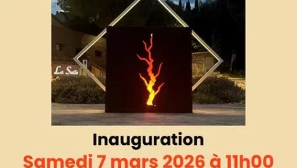 Inauguration de l’oeuvre de Jean-Marc VOILLOT « Fissure »