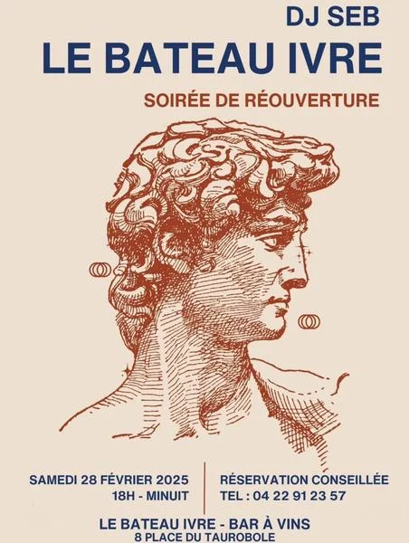 Soirée de réouverture – Le Bateau Ivre