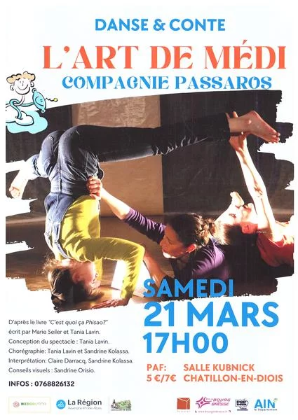Spectacle danse et conte – L’art de Médi – Cie Passaros
