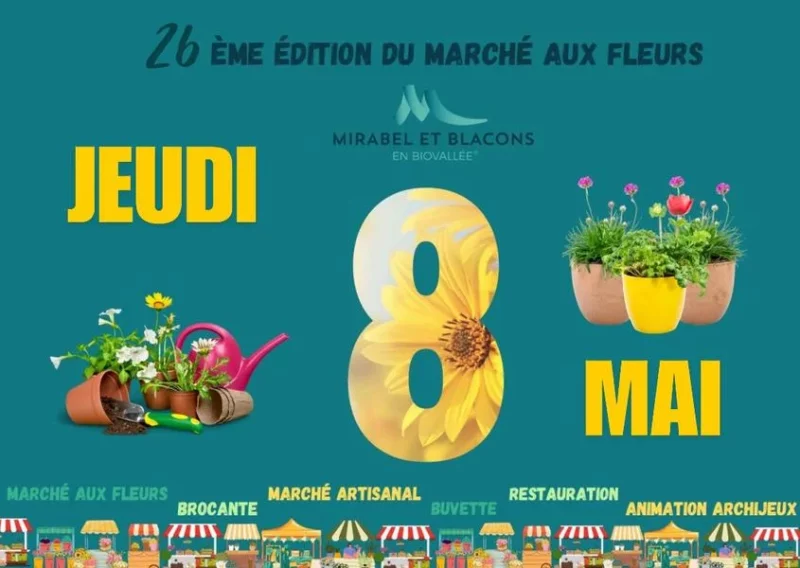 Marché aux fleurs 26ème édition