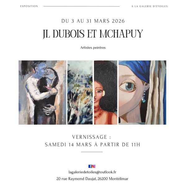 Exposition de peinture : Dualité et Passion – JL Dubois et MChapuy