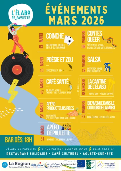 Les soirées de l&rsquo;élabo de Paulette