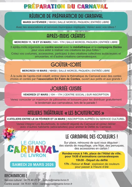 Carnaval – Atelier créatif