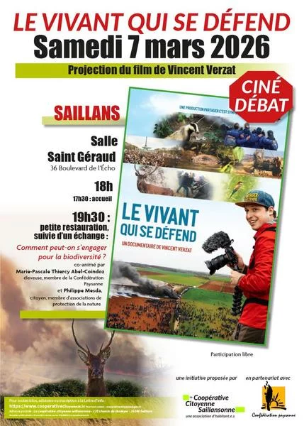 Ciné Débat – Le vivant qui se défend