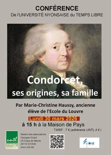 Conférence sur Condorcet, ses origines, sa famille