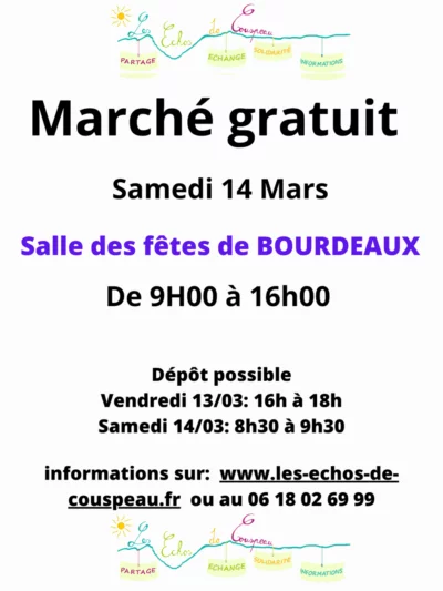 Marché gratuit