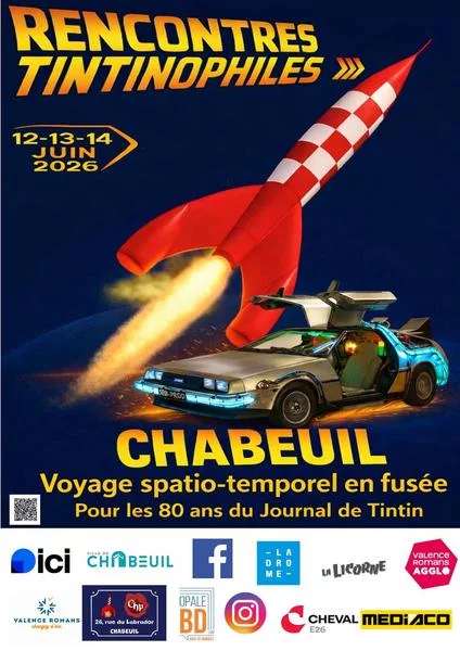 Rencontres Tintinophiles 2026  – Voyage spatio-temporel en fusée