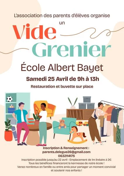 Vide grenier de l&rsquo;école Bayet