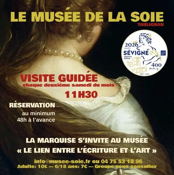 Visite guidée « lien entre l&rsquo;écriture, l&rsquo;art et le patrimoine »